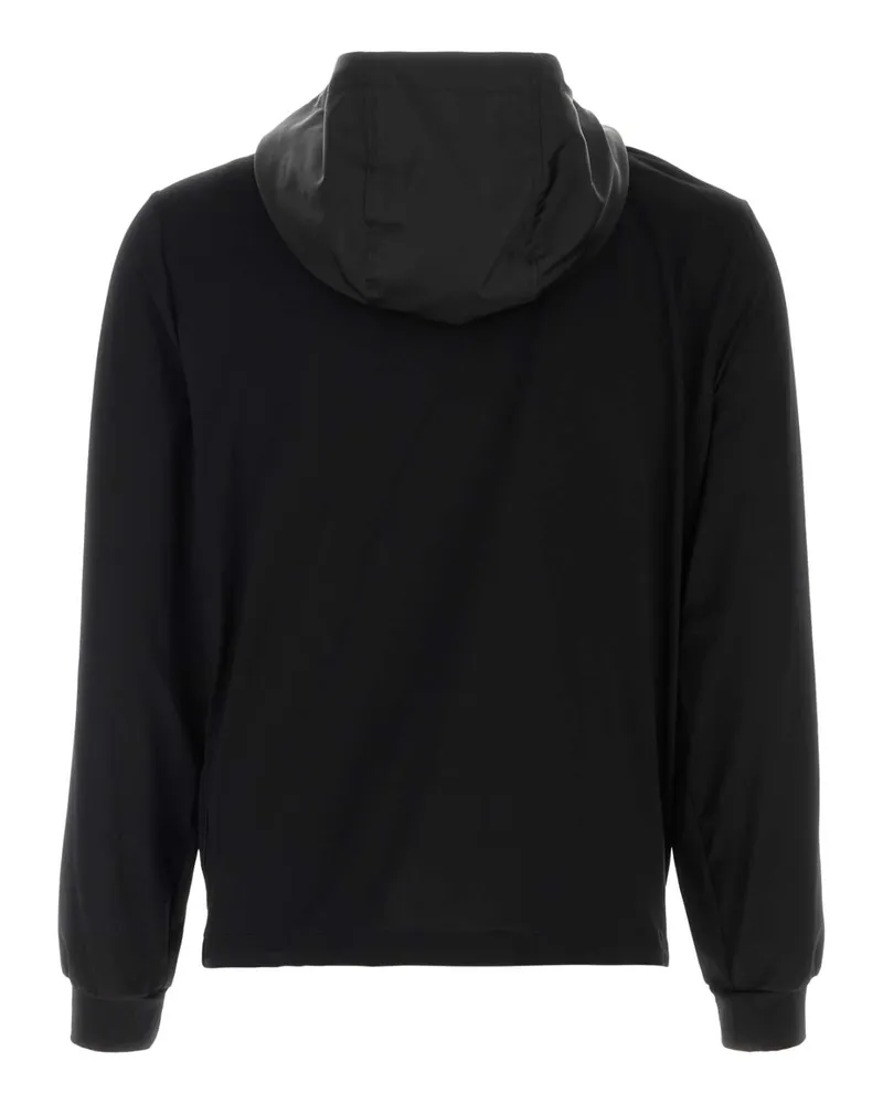 Prada Men Black Stretch Cotton Sweatshirt Nero Exterior: Elastane Felpe Sweater Black
