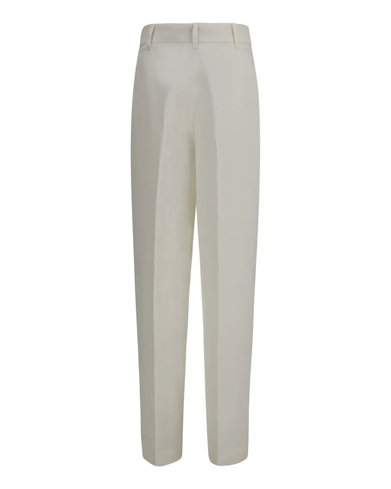 Max Mara Women's Trousers Mstsumero Natural Linen Beige