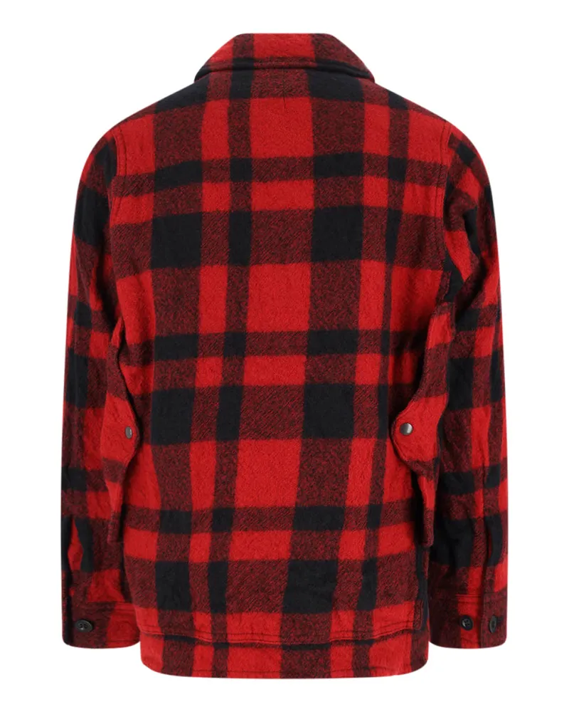 Junya Watanabe Men's Jackets Red Wool Red