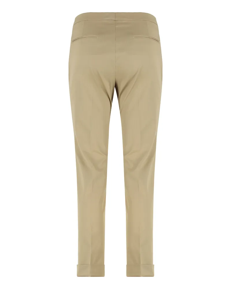 Etro Women's Beige Cropped Trousers Cotton Beige