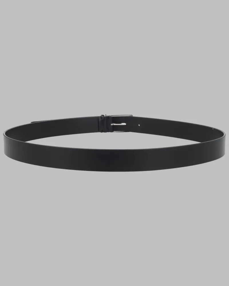 Tom Ford Calf Leather Belt — Black Black