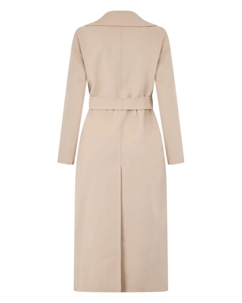 Max Mara Virgin Wool Coat — Beige 