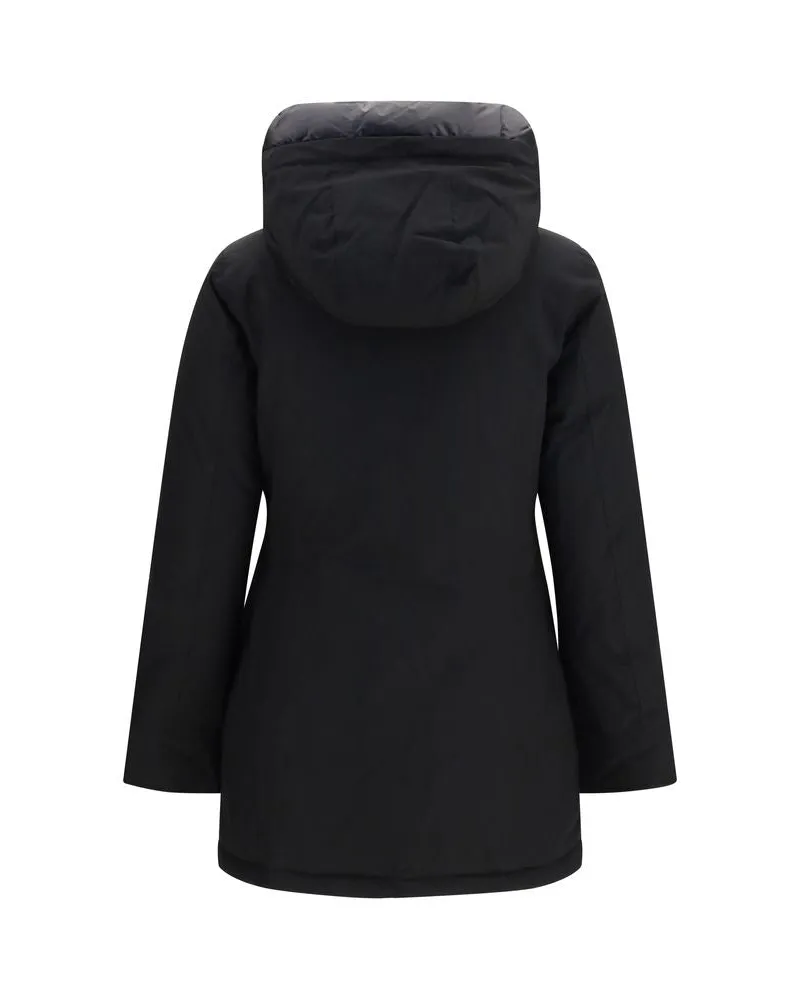 Woolrich Goose Down Padded Parka — Black 