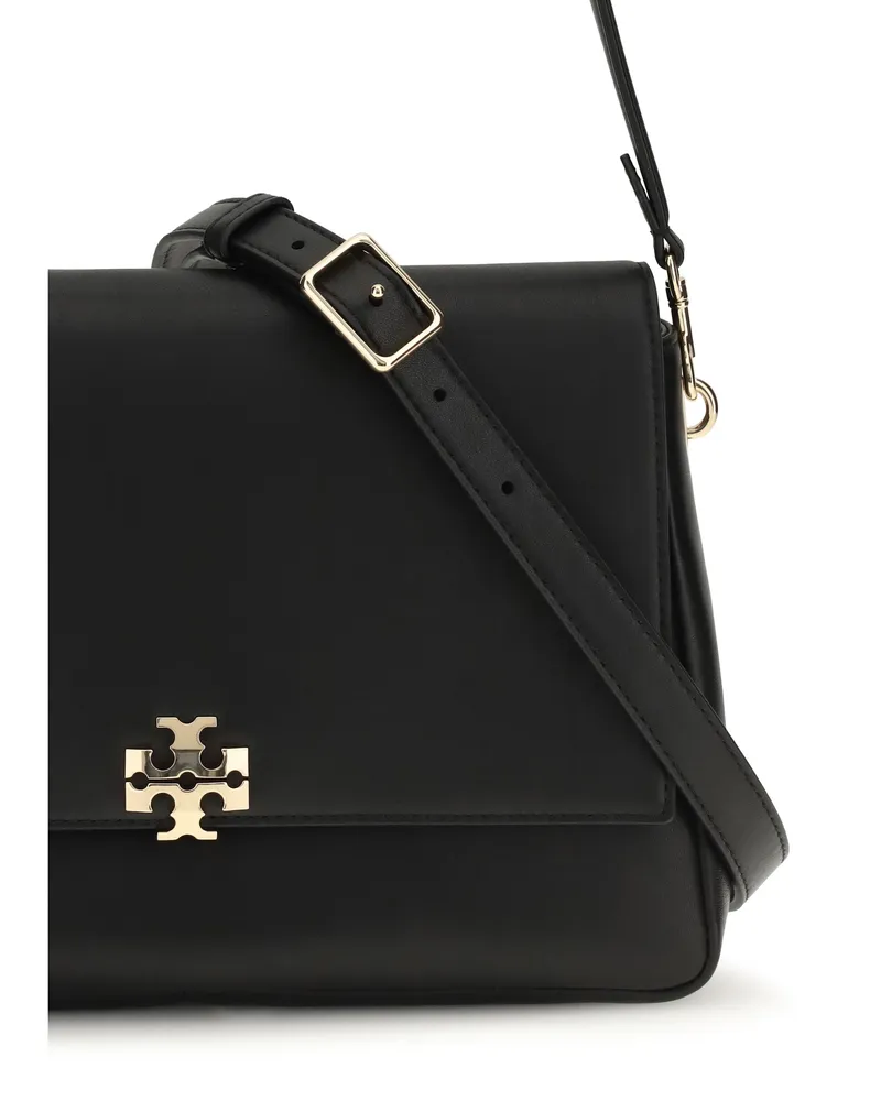 Tory Burch Women's Shoulder Bag Charlie Black Leather Calf Black