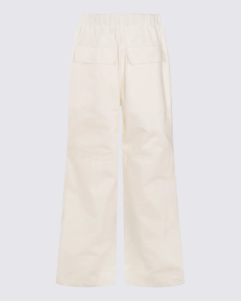 Jil Sander Men's Trousers Porcelain _co Beige