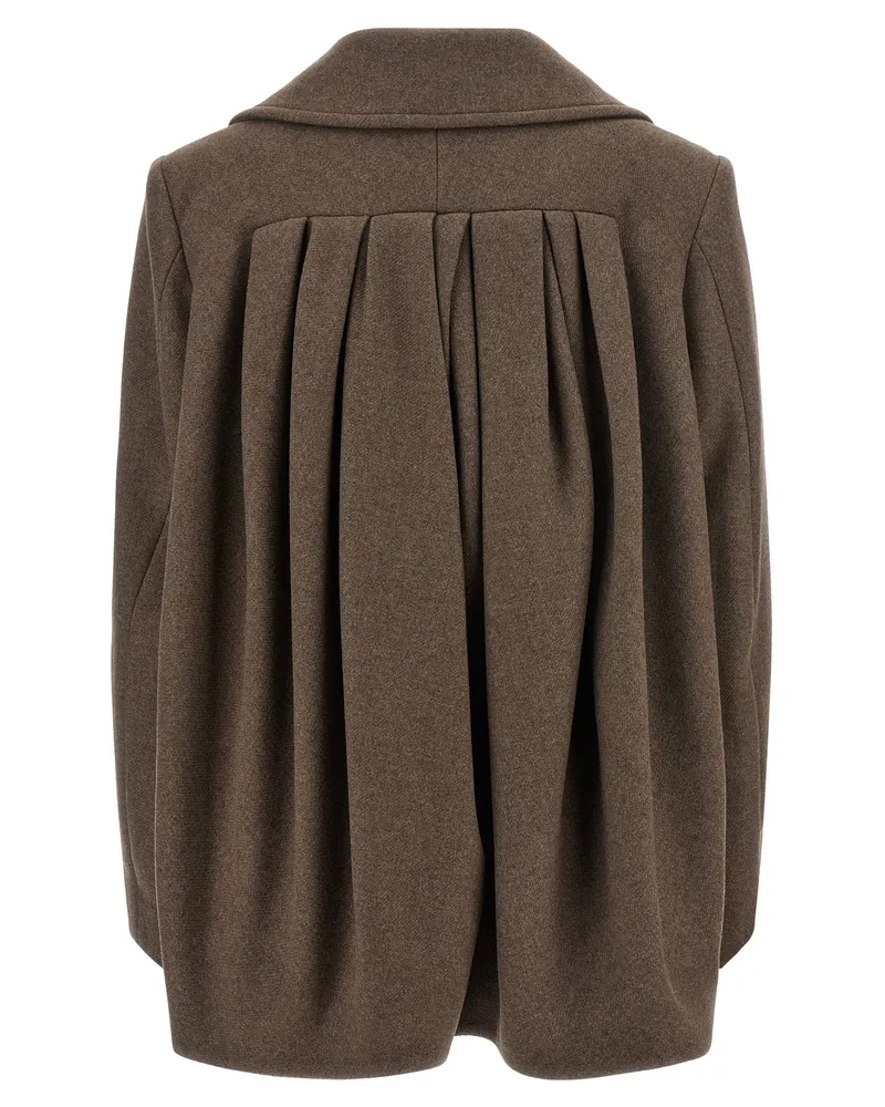 Dries van Noten Coat — Taupe Taupe