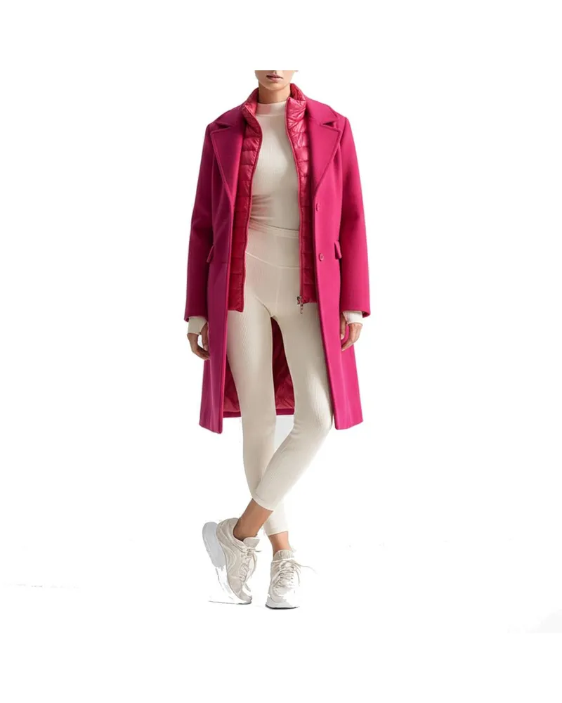 Herno Women's Multicolor Cashmere Coat Clothing Red