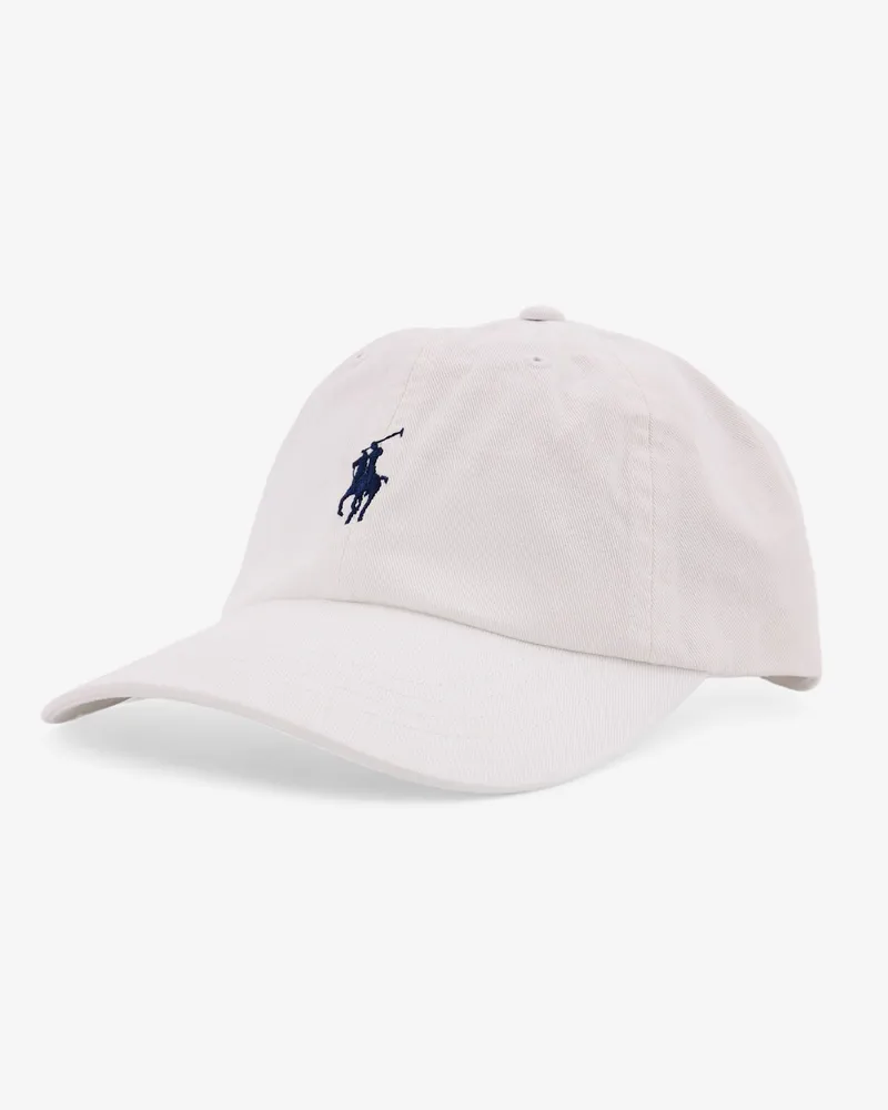 Ralph Lauren Men's Baseball Hat White Cotton White