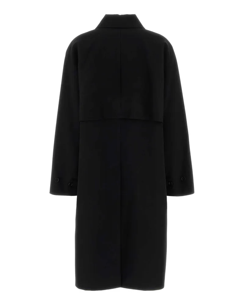 Jil Sander Coat Trench Coat — Black Black