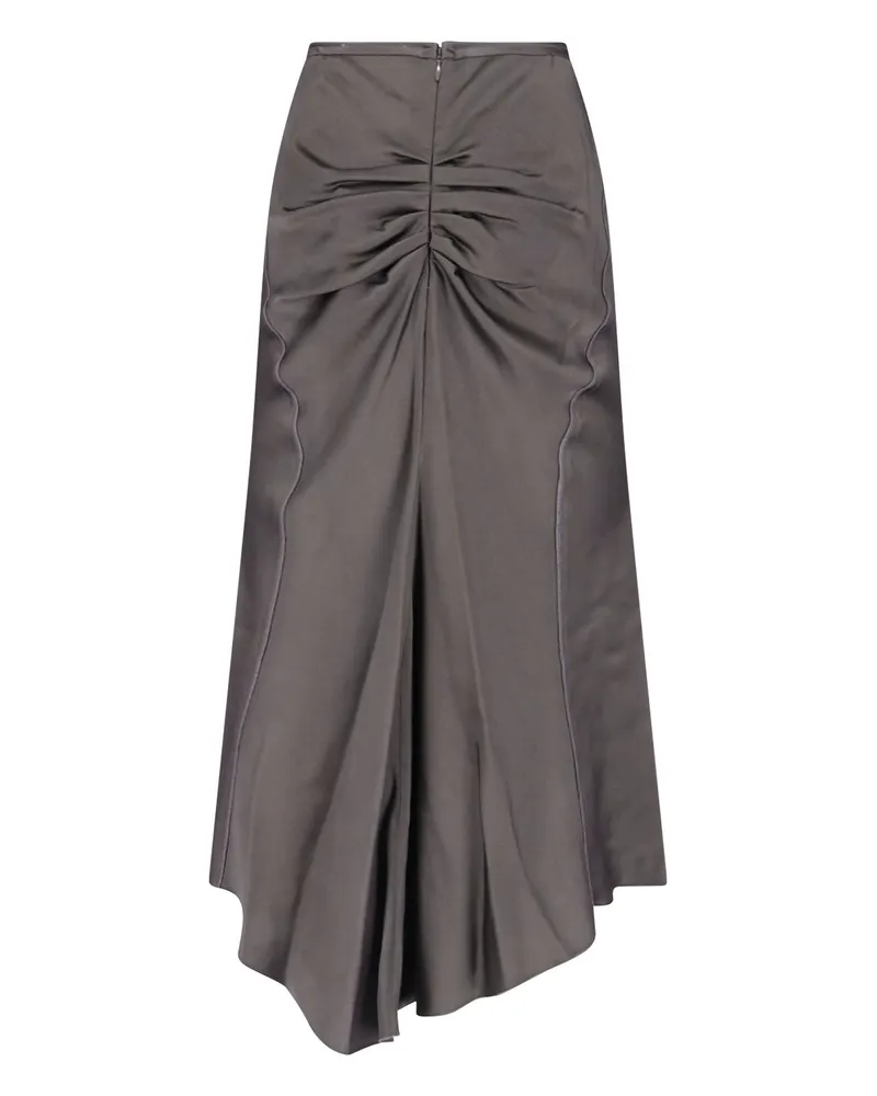 Victoria Beckham Women's Skirts Grey Acetate Gray