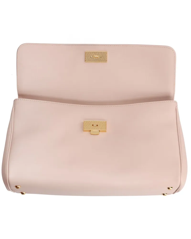 Dolce & Gabbana Women's My Sicily Bag Nude Leather Handbags Hand Beige