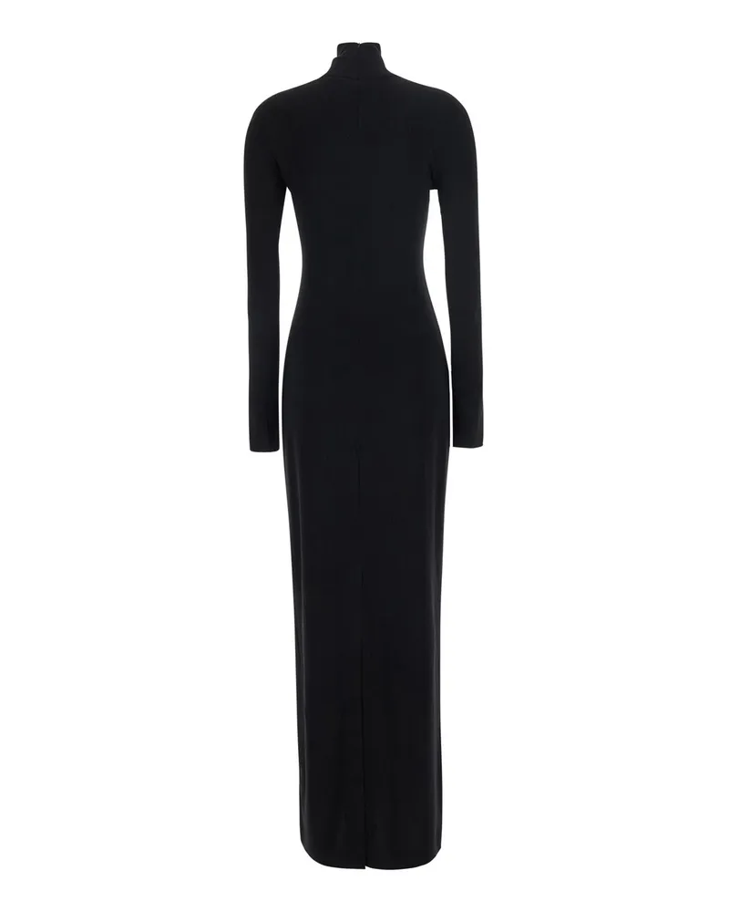 Norma Kamali Women Long Dress Black Polyester Black