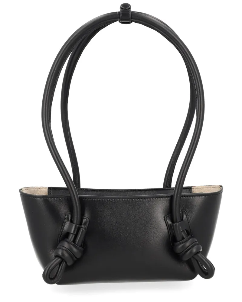 HEREU Women's Mini Bag Fleca Black Leather Shoulder Black