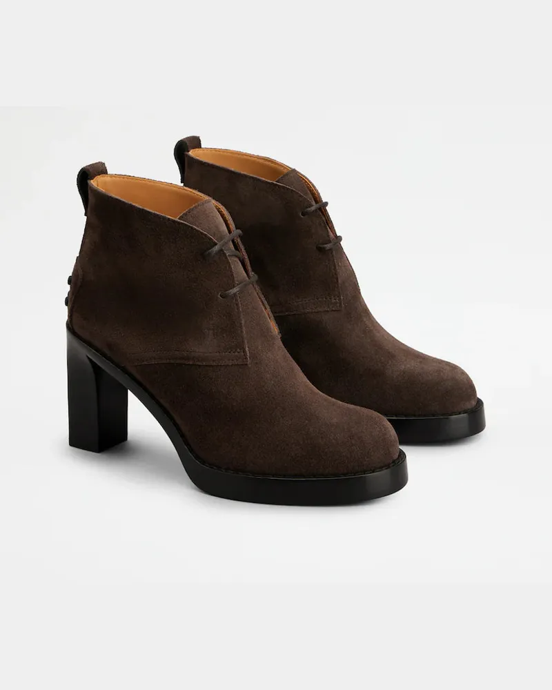 TOD'S H25 Ankle Boot — Brown Brown