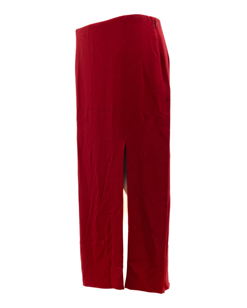 Valentino Garavani Women Skirt With A Slit Red Red