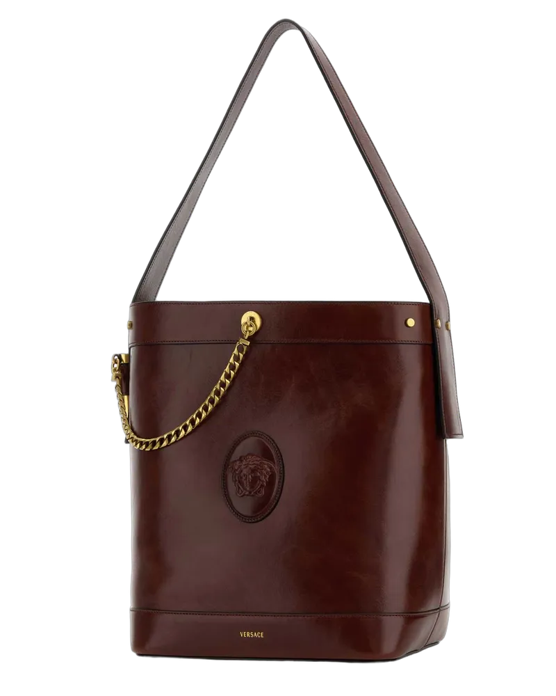 Versace Rosewood Borse A Mano Bag Brown