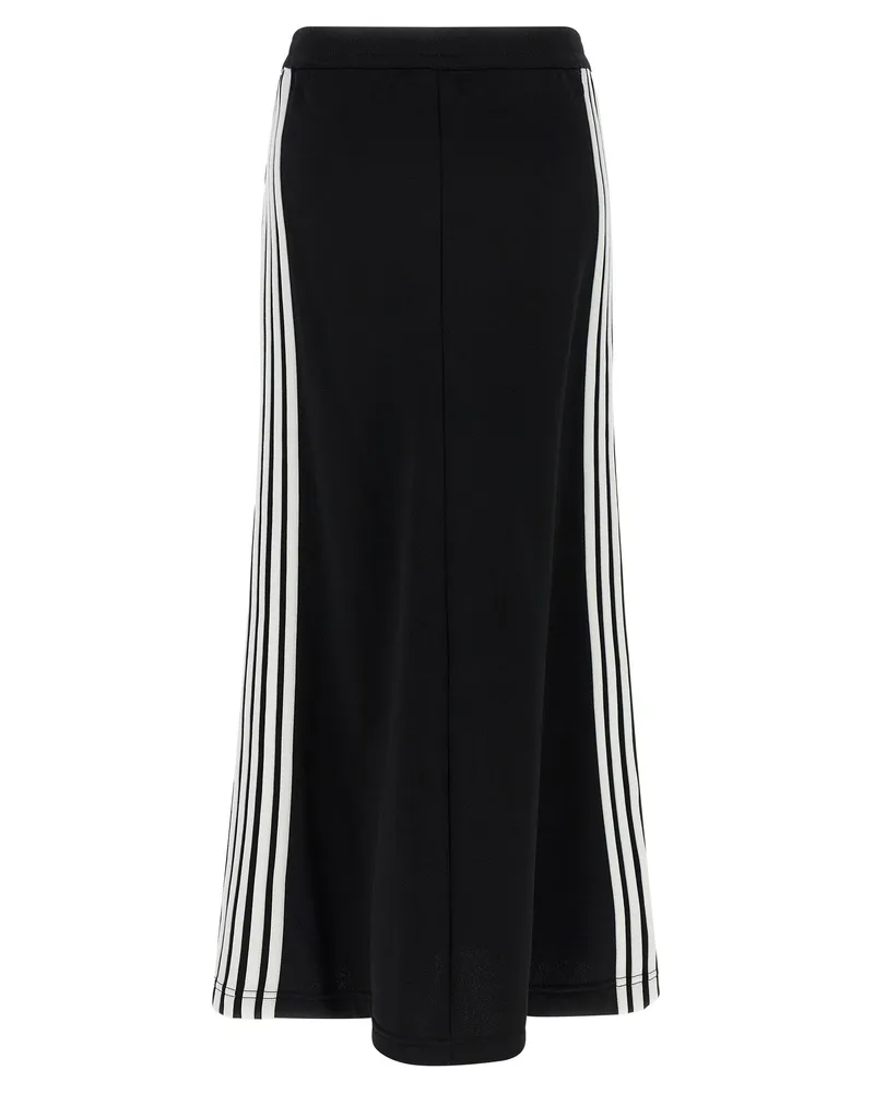 Balenciaga Tracksuit-Inspired Maxi Skirt — Black Black