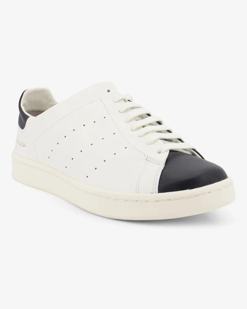 adidas Men's Sneakers Y-3 Diagonal White Leather Trainers White