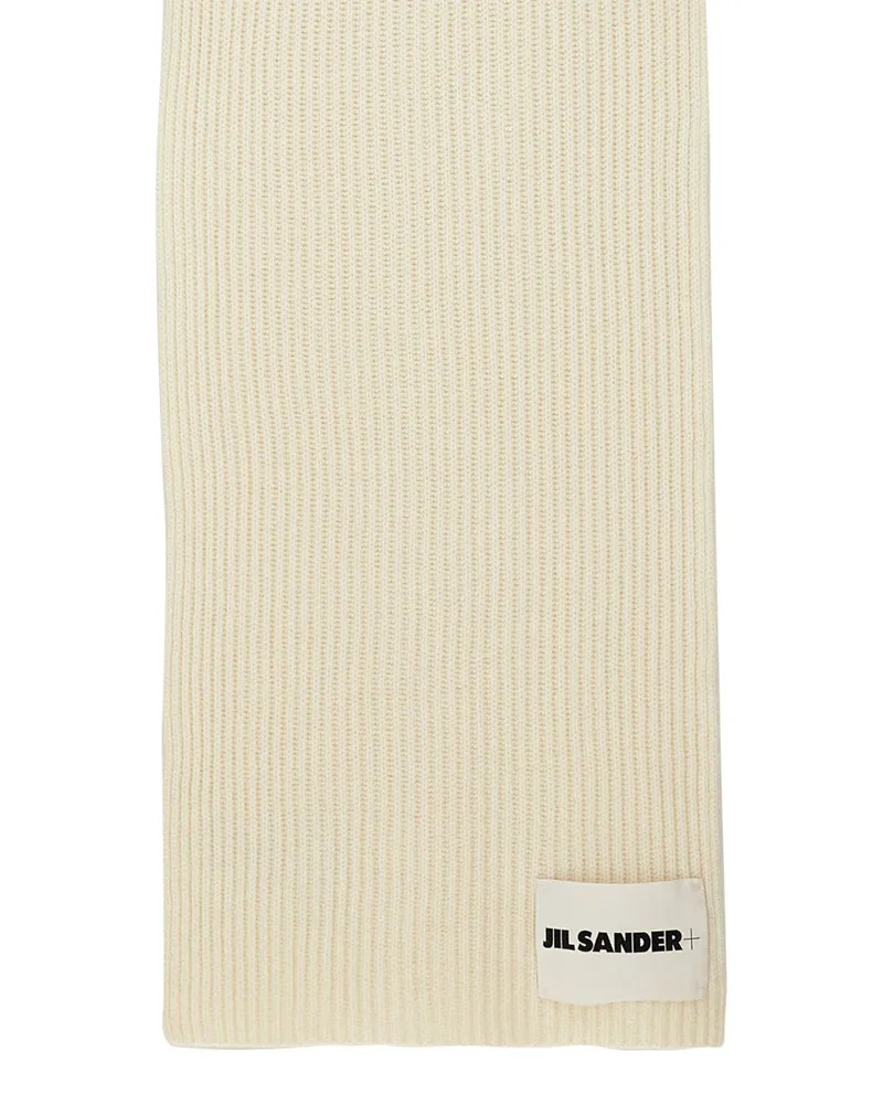 Jil Sander Wool Scarf — Beige Beige