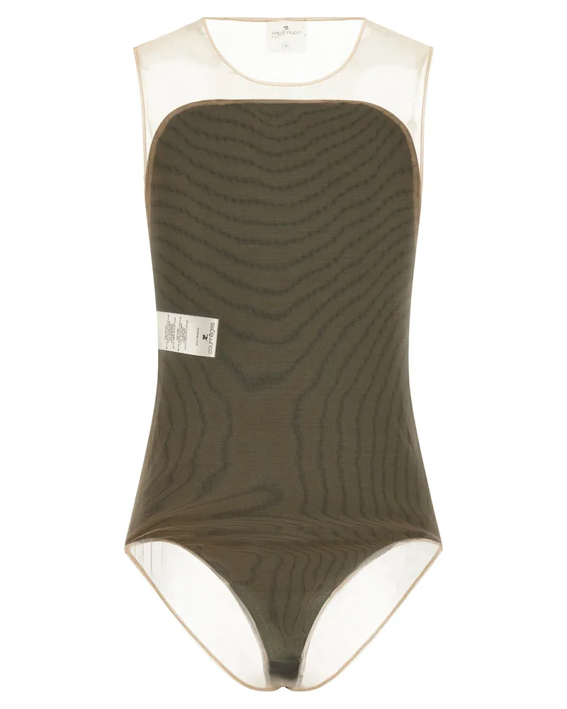 Courrèges Women's Black Polyester Bodysuit Clothing Black