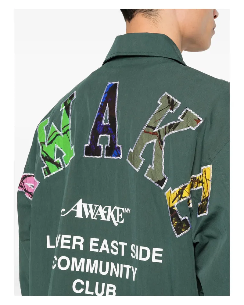 AWAKE NY Teal Shirt Jacket — Green Green