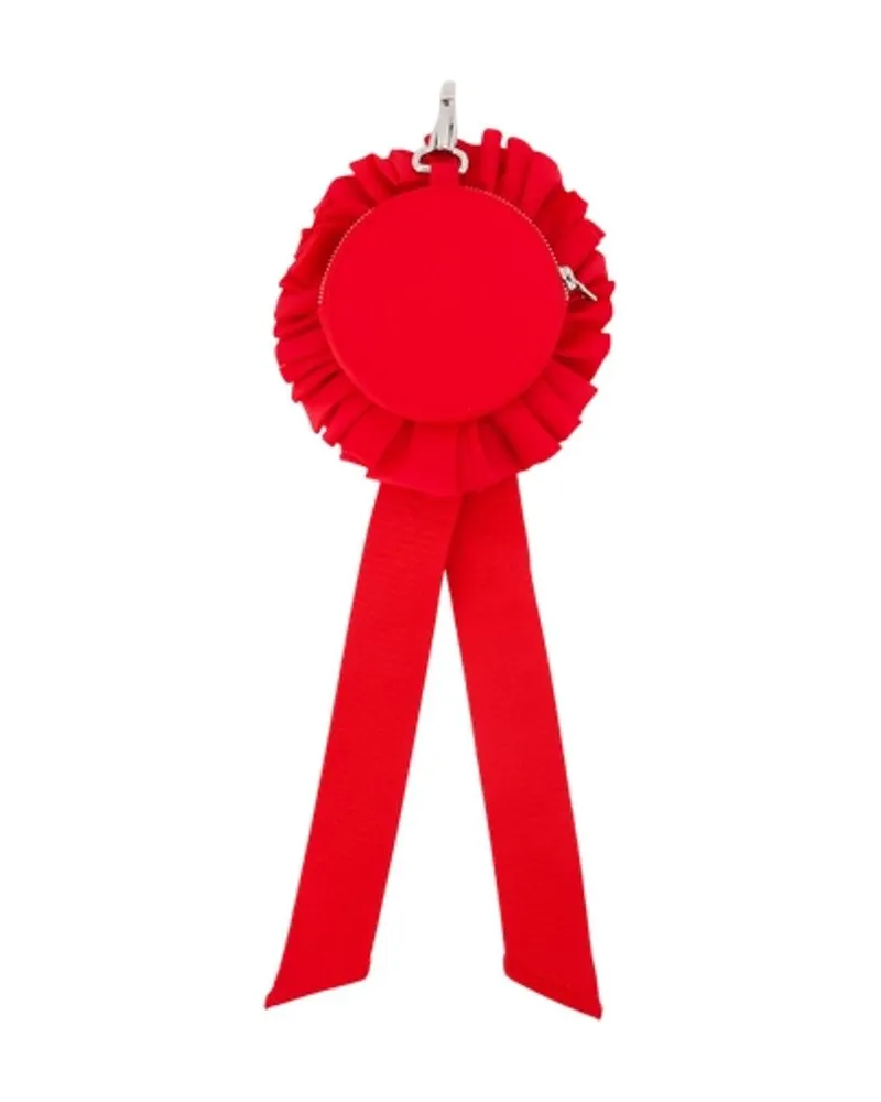 Simone Rocha Women's Ribbon Rosette Coin Purse -  Nylon Red Accessories Coin-Purse Red