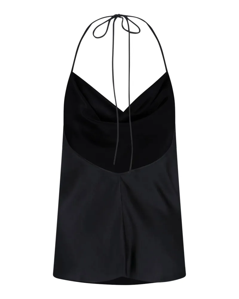 Valentino Garavani Women's Top Black Silk Black