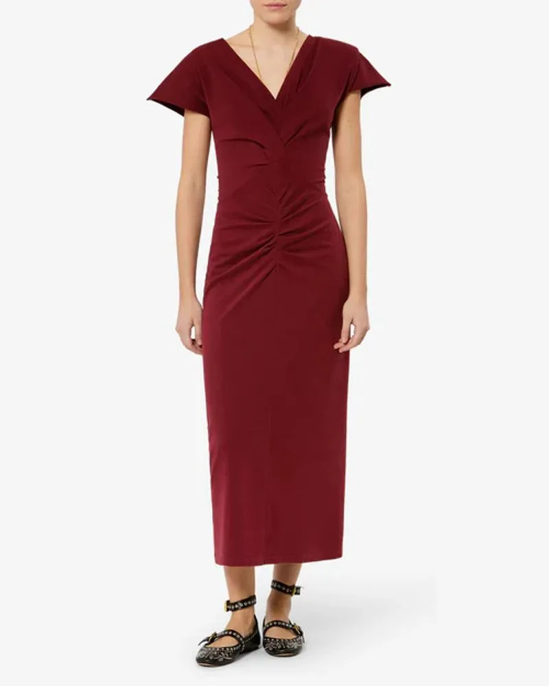 Isabel Marant Im H26 Dress — Bordeaux Bordeaux