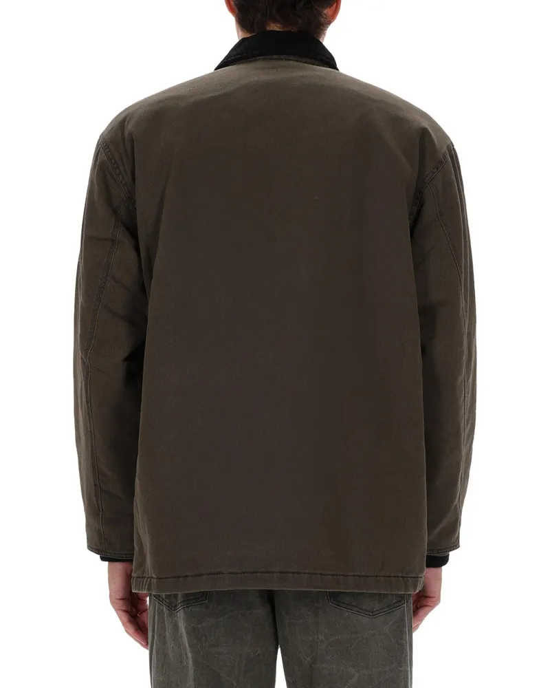 Obey Norton Barn Coat Jacket — Green Green