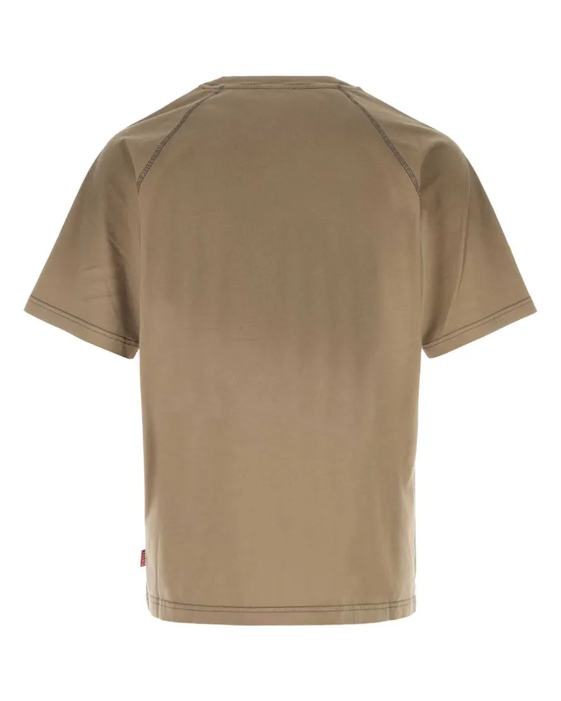 Diesel Men's Cappuccino Cotton T-Forb T-Shirt 7fy Exterior Beige