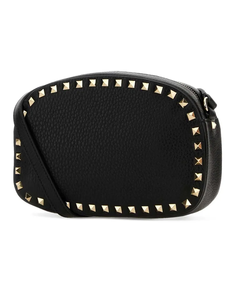 Valentino Garavani Women's Black Leather Rockstud Crossbody Bag Nero Calf - Bos Taurus Borse A Tracolla Black