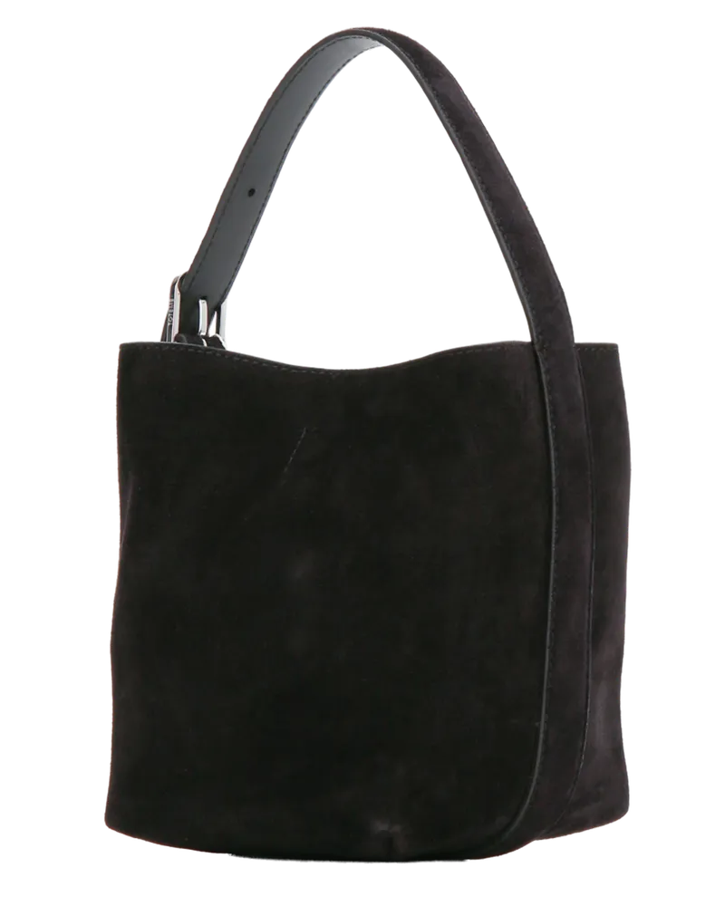 Totême Belted Shoulder Bag — Black Black