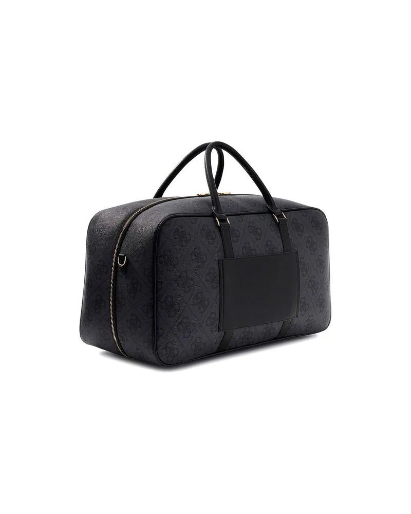 Guess Women's Weekend Bag Coal Logo Polyurethane Other Black