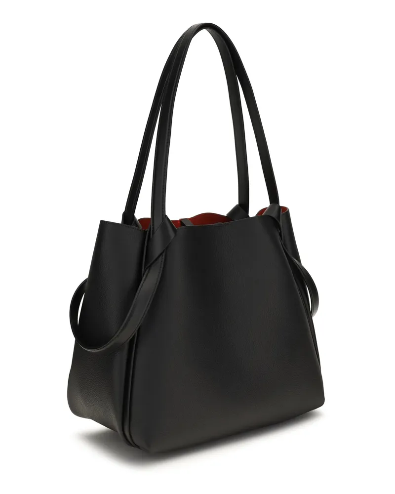 Christian Louboutin Women's Tote Bag Bettina Black Calf Leather Shoulder Black