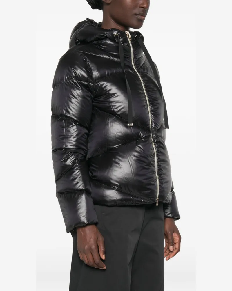 Herno Quilted Down Down Jacket — Black Black