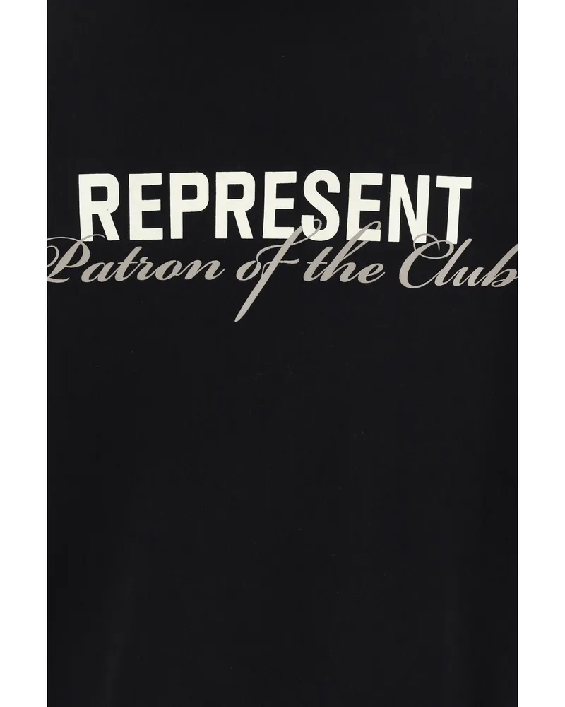 REPRESENT Men's Hoodie Cotton Black Sweatshirts Sweater Black