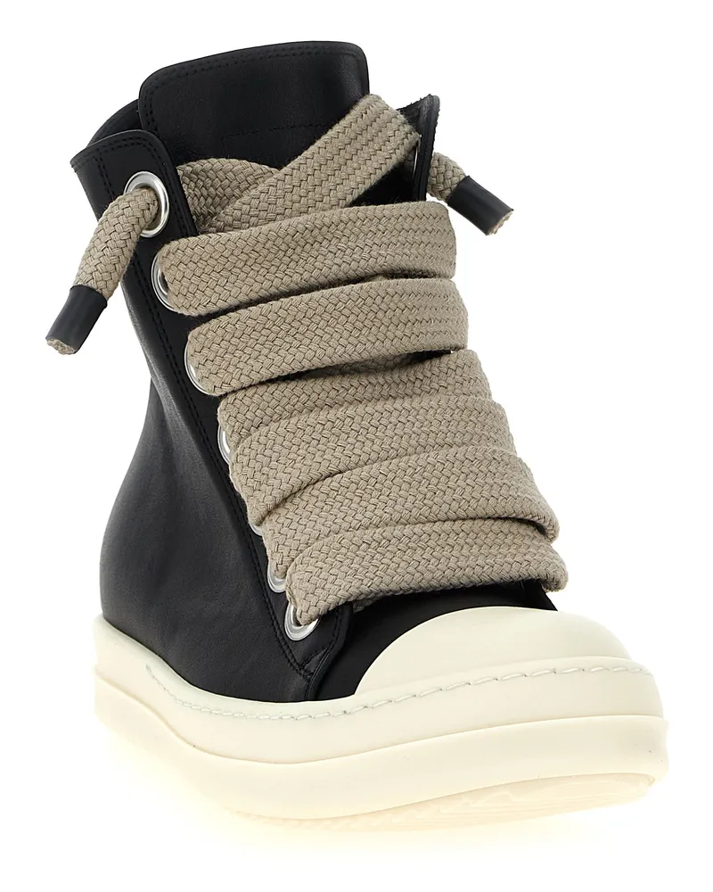 Rick Owens Calfskin High-Top Sneakers — Multicolor Multicolor