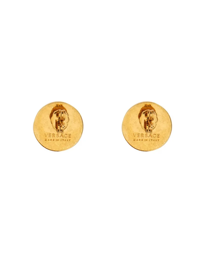 Versace Tribute Earrings — Gold Gold