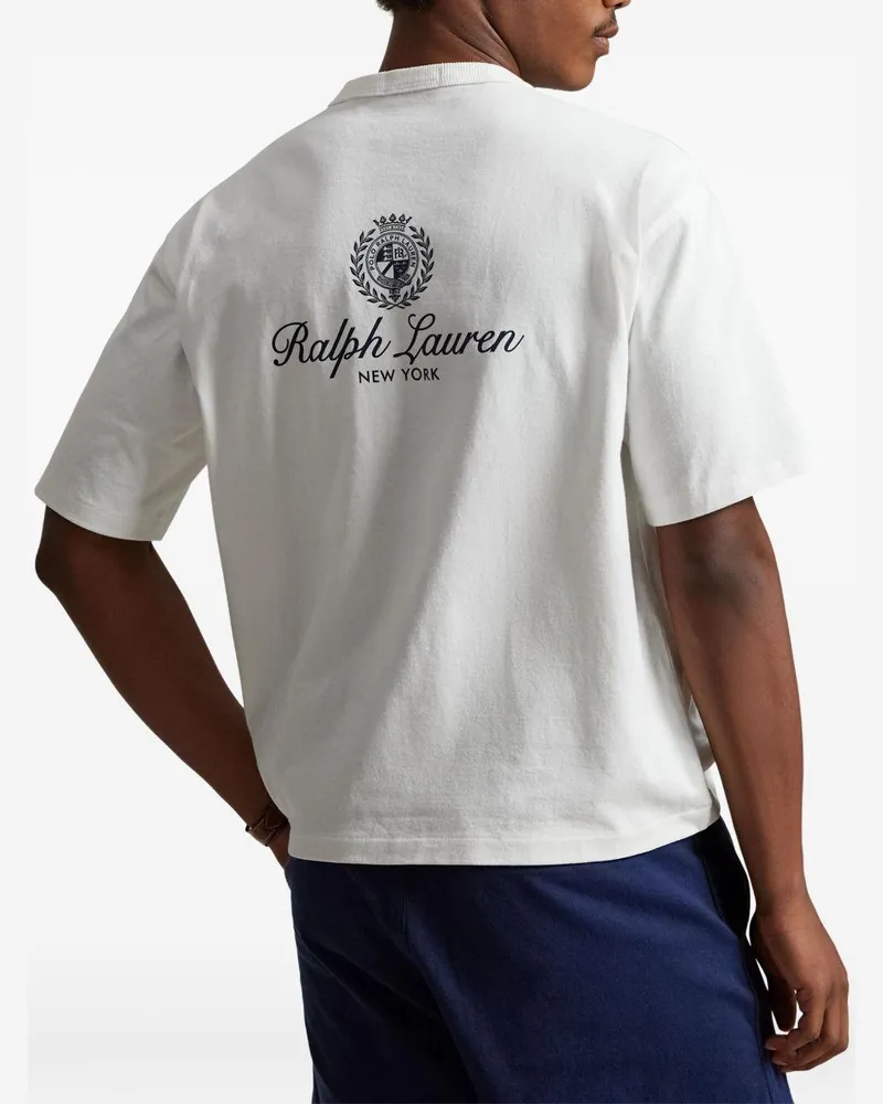 Ralph Lauren 1986 Crest Logo T-Shirt — White White