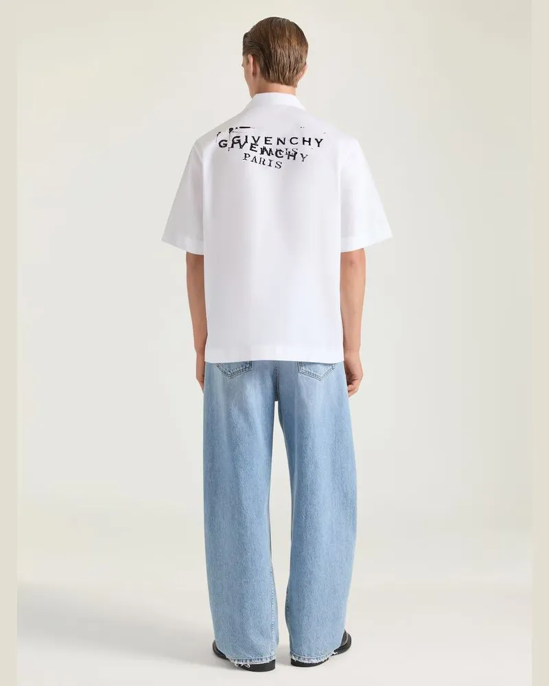 Givenchy Logo-Embroidered Shirt — White White