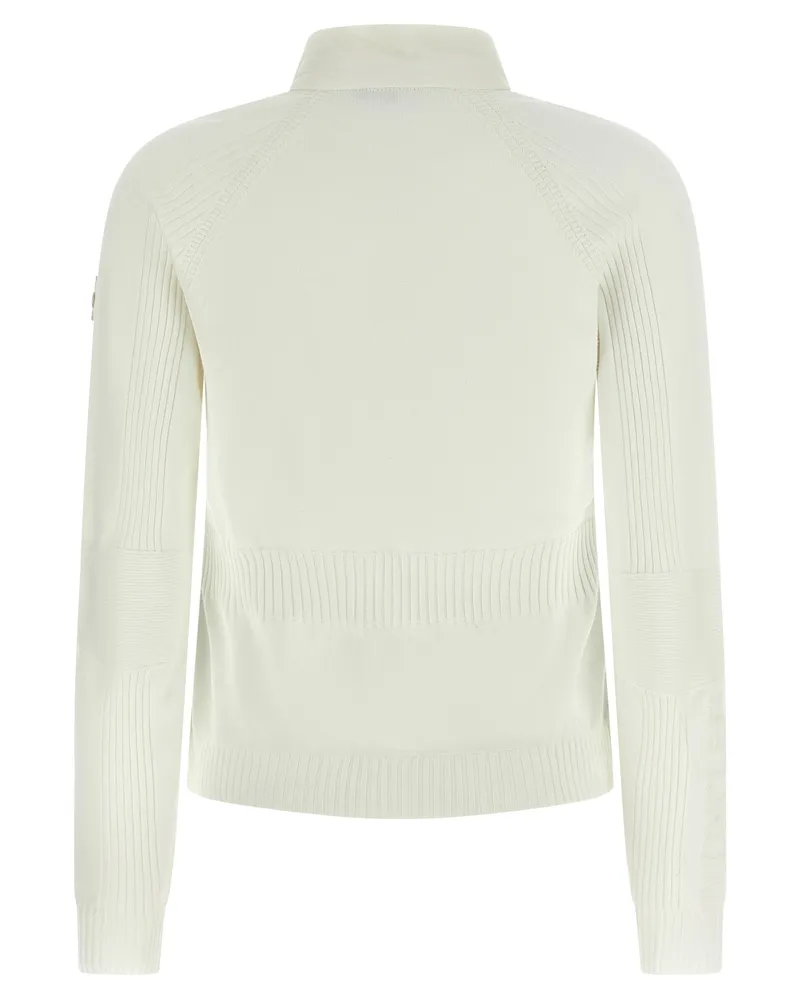 Moncler Women's White Polyamide Cardigan Clothing White