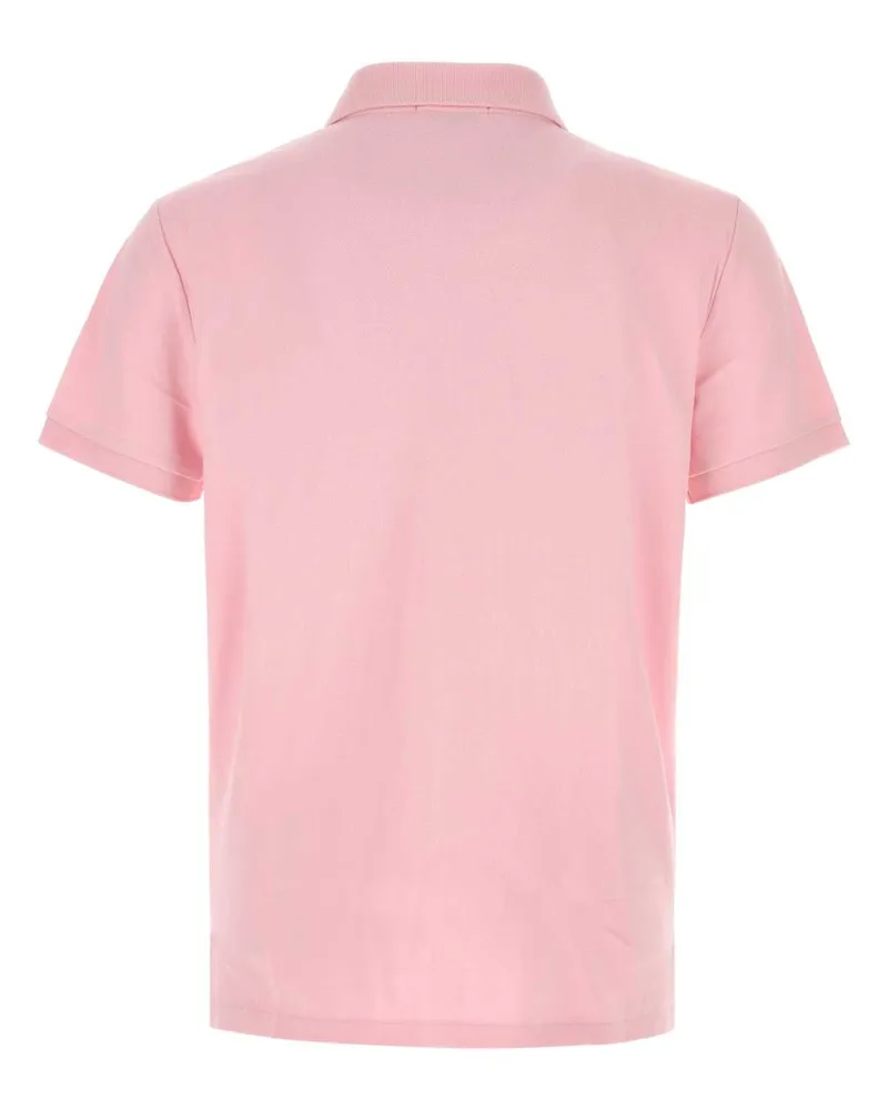 Ralph Lauren Men's Pink Piquet Polo Shirt Gardenpink Exterior: Cotton T-shirts And Polos Pink