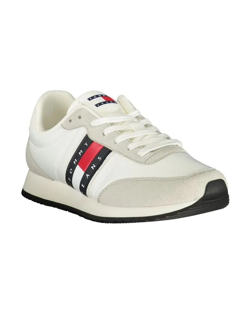 Tommy Hilfiger Logo-Striped Sneaker — White White