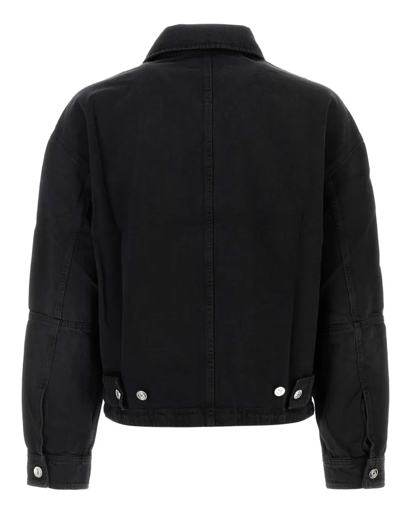 Amiri Vintageblack Cotton Giubbini Jacket Black