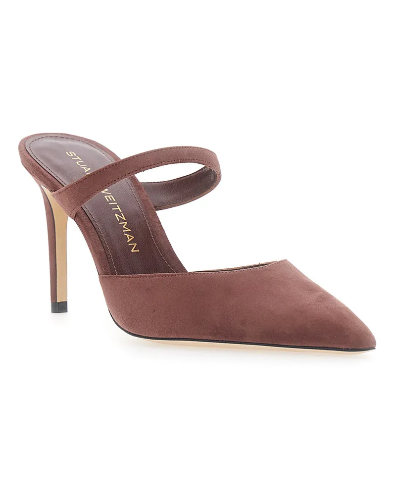 Stuart Weitzman Women's Pumps Stuart Brown Leather Brown