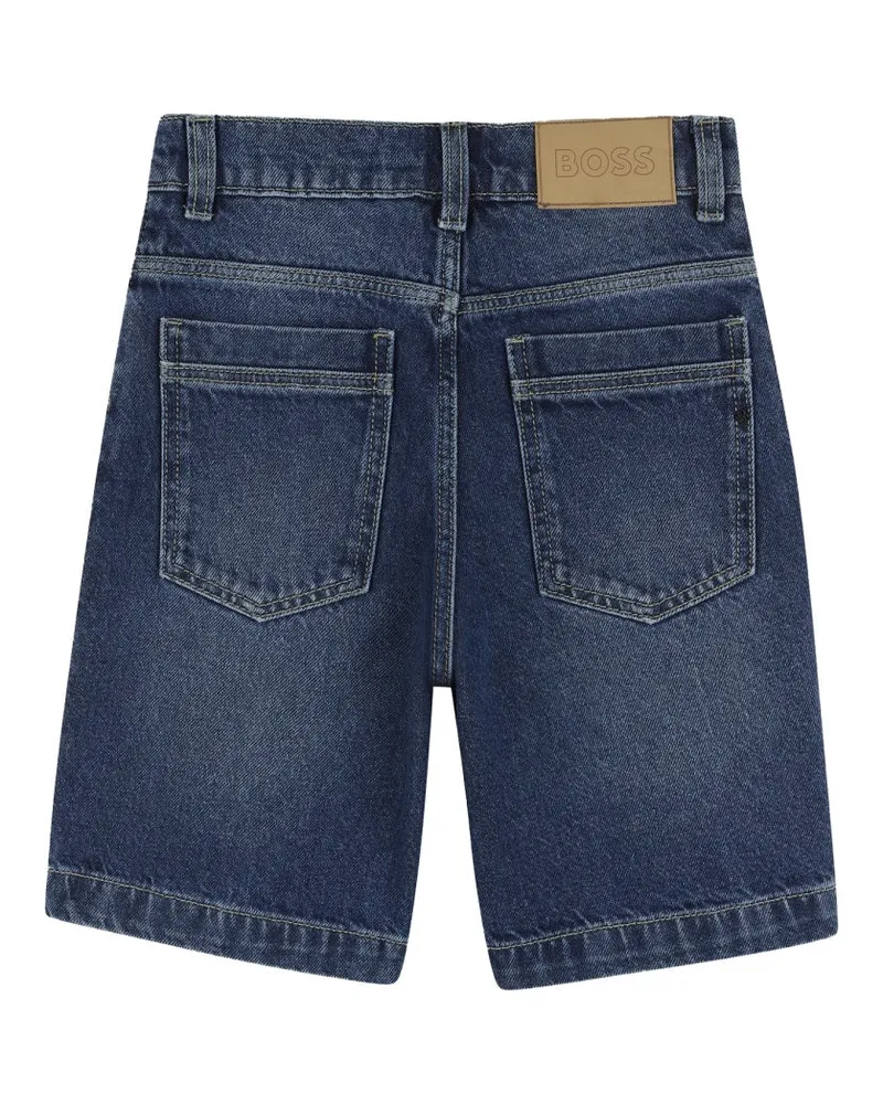HUGO BOSS Cotton Denim Denim Shorts — Multicolor Multicolor