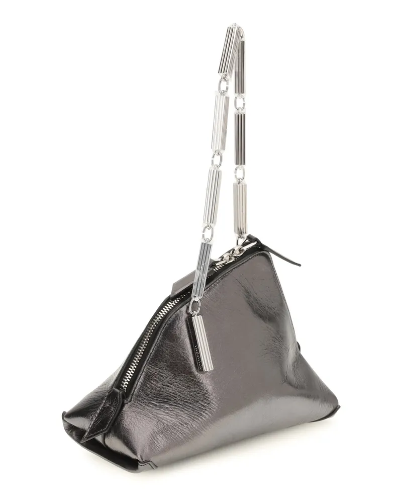 ATTICO La Scala Shoulder Bag — Silver Silver
