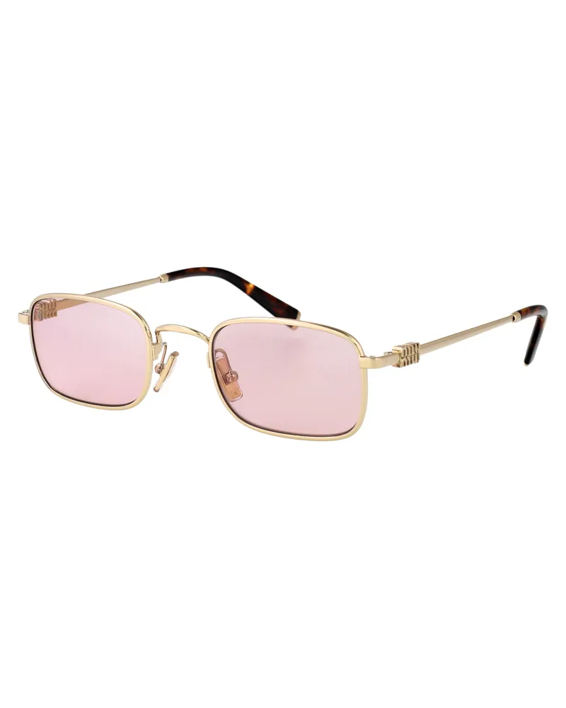 Miu Miu Women's Sunglasses 0mu A53s Pale Gold Metal Gold