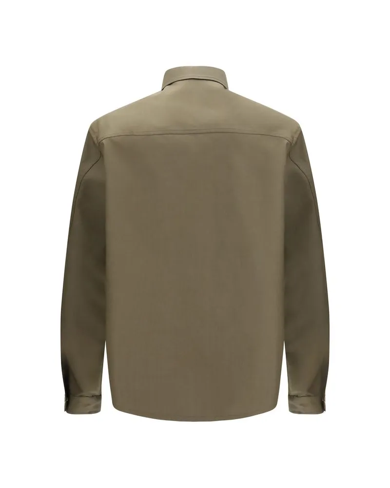 Fendi Mackintosh Polyester Jacket — Beige Beige