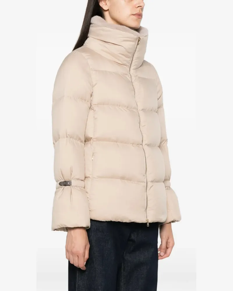 Herno Women's Coat Aw26 W Beige